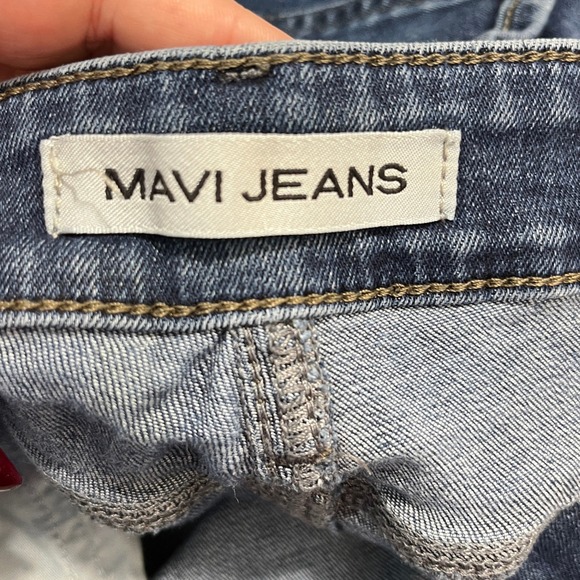 Mavi Jeans Zach Straight Leg Jeans Medium Wash Denim 36 30 Mens - Picture 2 of 14